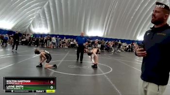 84 lbs Round 7 (8 Team) - Layne Smith, Dayton Bandits vs Kolton Hartman, Olmsted Falls