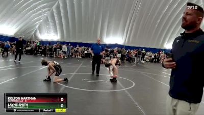 84 lbs Round 7 (8 Team) - Layne Smith, Dayton Bandits vs Kolton Hartman, Olmsted Falls