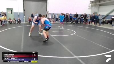 285 lbs Round 2 - Luke Sena, Mat-Su Matmen vs Wyatt Abbett, Chugach Eagles Wrestling Club