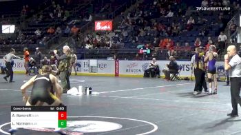 145 lbs Consolation - Aengus Bancroft, Glenallen vs Lorenzo Norman, Blair Academy