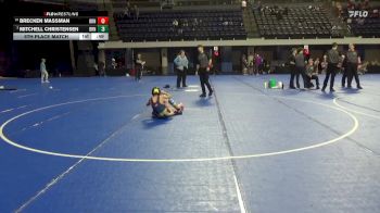 75 lbs 5th Place Match - Brecken Massman, Outlaw Wrestling Club vs Mitchell Christensen, Heartland Wrestling Academy
