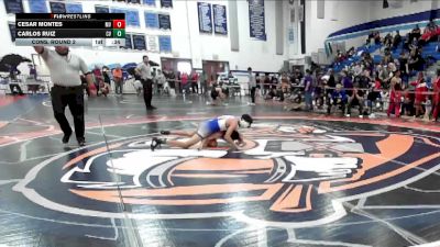 120 lbs Cons. Round 2 - Cesar Montes, Monte Vista vs Carlos Ruiz, Chula Vista