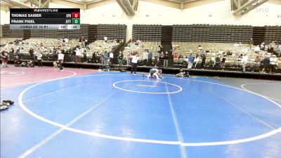 122-H lbs Consi Of 16 #1 - Thomas Saiber, Springfield vs Frank Figel, Jefferson Township