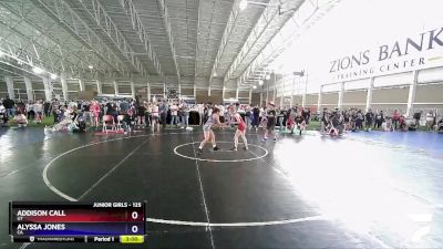 125 lbs Cons. Round 2 - Addison Call, UT vs Alyssa Jones, CA