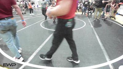 85 lbs Quarterfinal - Kahler Peugh, Owasso Takedown Club vs London Miller, Pin-King All Stars