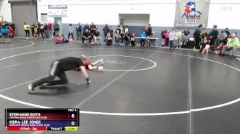 62 lbs Round 2 - Kiera-Lee Jones, Baranof Bruins Wrestling Club vs Stephanie Roth, Anchor Kings Wrestling Club