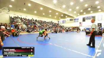 120 lbs Cons. Round 1 - Max Ortega, Victor Villains Wrestling Club vs Slade Hanes, La Quinta High School