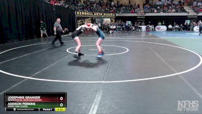 145G Cons. Round 2 - Addison Perkins, Nikiski High School vs Josephine Granger, Redington Sr. Jr/Sr High School