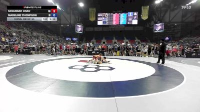 140 lbs Cons. Rd Of 64 - Savannah Chao, GA vs Madeline Thompson, IN