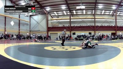 138 lbs Cons. Round 2 - Evan Notley, Broken Arrow vs Garrison Weisner, Clay