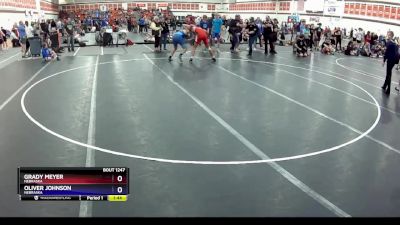 157 lbs Round 5 - Grady Meyer, Nebraska vs Oliver Johnson, Nebraska