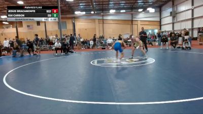 133 lbs Quarterfinal - Jesus Bracamonte, Westcliff vs Kai Carson, Eastern Oregon University
