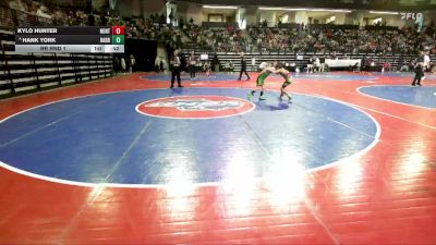 70 lbs Rr Rnd 1 - Kylo Hunter, North Hall Jr Trojans vs Hank York, Rabbit Wrestling Club