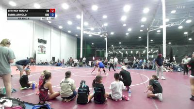 138 lbs Rr Rnd 6 - Britney Rocha, Triumph Trained - Girls vs Emma Arnold, Kraken Blue - Girls