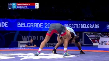 74 kg 1/4 Final - Yones Aliakbar Emamichoghaei, Iran vs Turan Bayramov, Azerbaijan