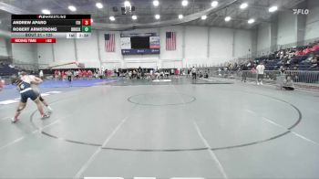 125 lbs Champ. Round 1 - Robert Armstrong, Brockport vs Andrew Aparo, Ithaca