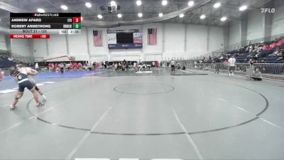 125 lbs Champ. Round 1 - Robert Armstrong, Brockport vs Andrew Aparo, Ithaca