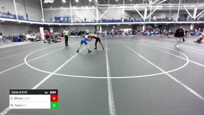 125 lbs Consi Of 8 #1 - Cooper Shore, Campbell University vs Nico Tocci, Air Force Academy