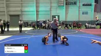 50 lbs 2nd Place - Liam Reeves, SoCal Renegades vs Cael Marcotte, Socal Grappling Club