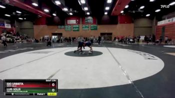 133 lbs Cons. Round 5 - Gio Urbieta, West Hills vs Luis Solis, Menlo Wrestling CLub