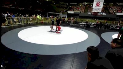 62 lbs Cons. Round 3 - William Mendoza vs Shay Govea, Turlock Wrestling Club