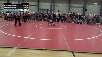 75 lbs Consi Of 8 #2 - Austin Daugherty, Glenville vs Karson Stabley, Jersey Shore