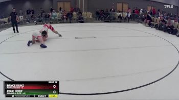 160 lbs Round 5 (8 Team) - Bryce Kunz, Nebraska Red vs Cole Beier, Oklahoma Elite