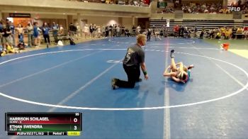 95 lbs Semis (4 Team) - Harrison Schlagel, HLWW vs Ethan Swendra, Foley