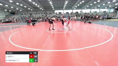 195 lbs Rr Rnd 1 - Jacob Ruff, Illinois Menace vs Austin Hartman, Star Wrestling