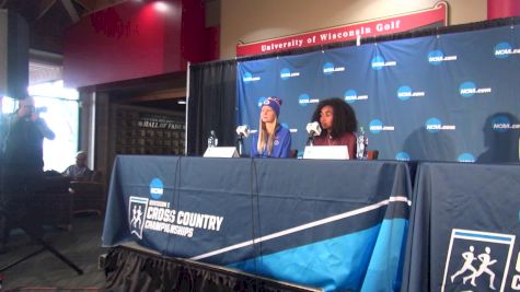 Allie Ostrander, Weini Kelati and Alicia Monson On Women Running 10K At NCAA XC