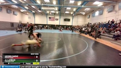 134-136 lbs Round 3 - Jayden Saenz, Greeley West vs Aj Lamblin, Cheyenne East