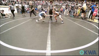 73 lbs Consi Of 8 #2 - Kloe Routledge, Husky WC vs Sawyer Smith, Little Axe Takedown Club