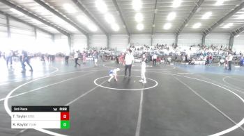 46 lbs 3rd Place - Tillman Taylor, Desert Dogs WC vs Kashton Kaylor, Team Aggresion