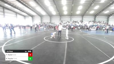 46 lbs 3rd Place - Tillman Taylor, Desert Dogs WC vs Kashton Kaylor, Team Aggresion