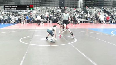 87-J lbs Consi Of 8 #2 - Wyatt Wallace, Silo Wrestling Club vs Quinn Larsen, Duro