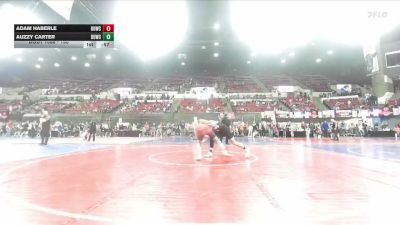 130 lbs Cons. Round 6 - Auzzy Carter, Powell Wrestling Club vs Adam Haberle, Billings Wrestling Club