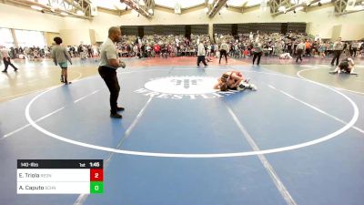 140-I lbs Round Of 32 - Enzo Triola, RedNose Wrestling School vs Anthony Caputo, Sachem North