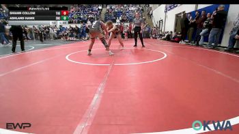 135 lbs Rr Rnd 1 - Shiann Collom, Tiger Trained Wrestling vs Ashland Hawk, Salina Wrestling Club