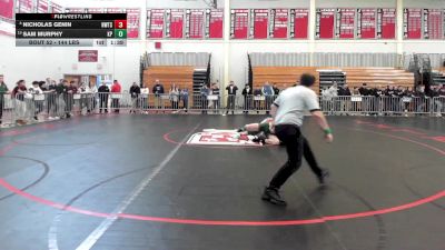 144 lbs Round Of 16 - Nicholas Genin, Newton South vs Sam Murphy, King Philip