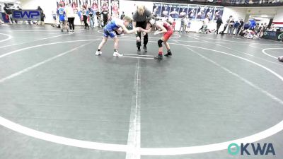 64 lbs Rr Rnd 2 - Dylan Medley, American Killerbees Edmond vs Reed Musgrove, Harrah Little League Wrestling