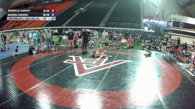 70 lbs Isabelle Harvey, Idaho 14U Girls vs Davina Chavez, California 14U Girls
