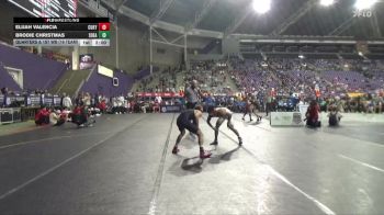 125 lbs Quarters & 1st Wb (16 Team) - Elijah Valencia, Cumberlands (Ky.) vs Brodie Christmas, Southeastern