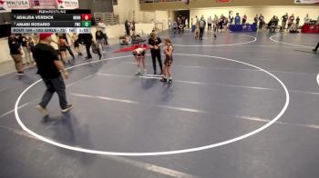 10U GIRLS - 80 lbs Cons. Semis - Vivian Wenzel, Lewiston-Altura vs Vienna Thomas, Forest Lake Wrestling Club