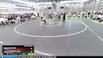 94 lbs Quarters & 1st Wb (16 Team) - Malachi Ortiz, Florida vs Jacob Benson-Vick, Minnesota Red