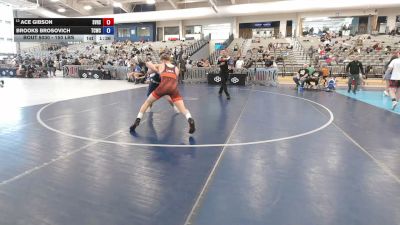 150 lbs Cons. Rd Of 16 - Ace Gibson, Simi Valley High School vs Brooks Brosovich, Team Champs Wrestling Club