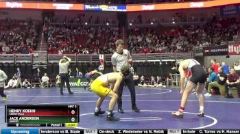 3A-152 lbs Champ. Round 2 - Henry Koehn, Cedar Falls vs Jace Anderson, Ankeny