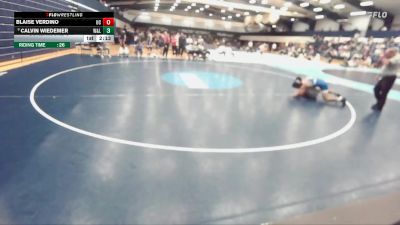 133 lbs Cons. Round 5 - Blaise Verdino, Ursinus vs Calvin Wiedemer, Washington And Lee