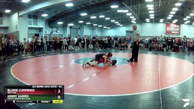 82 lbs Cons. Round 4 - Blaine Cummings, Red Lion vs Kerry Harris, Majka Wrestling Club