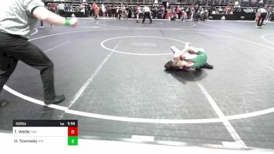 100 lbs Quarterfinal - Titan Weite, Thoroughbred Wrestling Academy vs Holden Townsley, Millard West