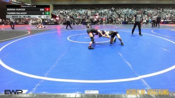 90 lbs Quarterfinal - Berina Hunter, Red Star Wrestling Academy vs Yazmin Balagot, Team Aggression